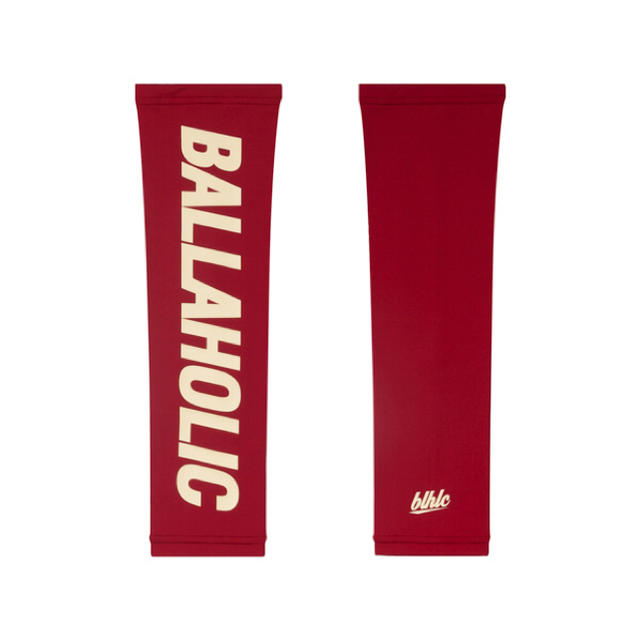 【新品】ballaholic LOGO Arm Sleeve (crimson) スポーツ/アウトドアのスポーツ/アウトドア その他(バスケットボール)の商品写真