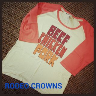 ロデオクラウンズ(RODEO CROWNS)のRODEO ラグランTシャツ(Tシャツ(長袖/七分))