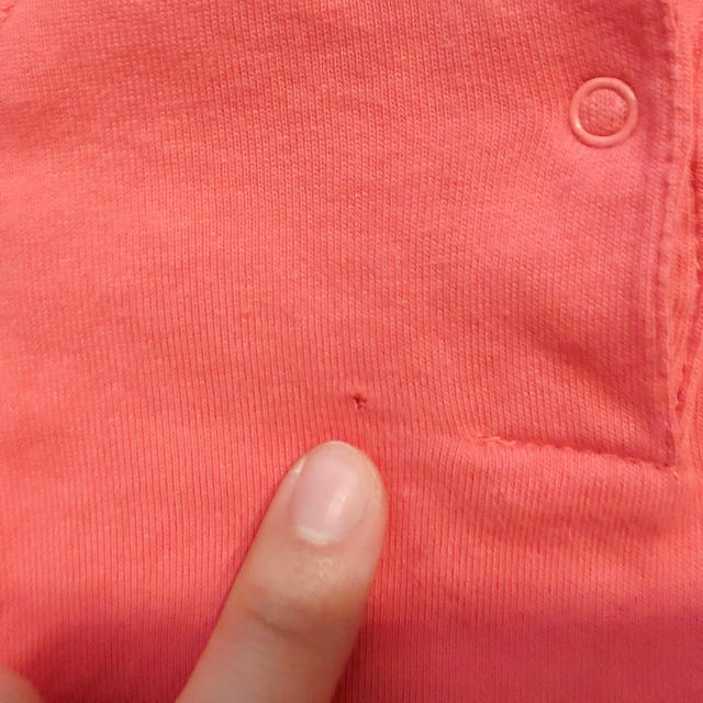 babyGAP(ベビーギャップ)のbabygap ジャンプスーツ ロゴあり 赤 70 キッズ/ベビー/マタニティのベビー服(~85cm)(カバーオール)の商品写真