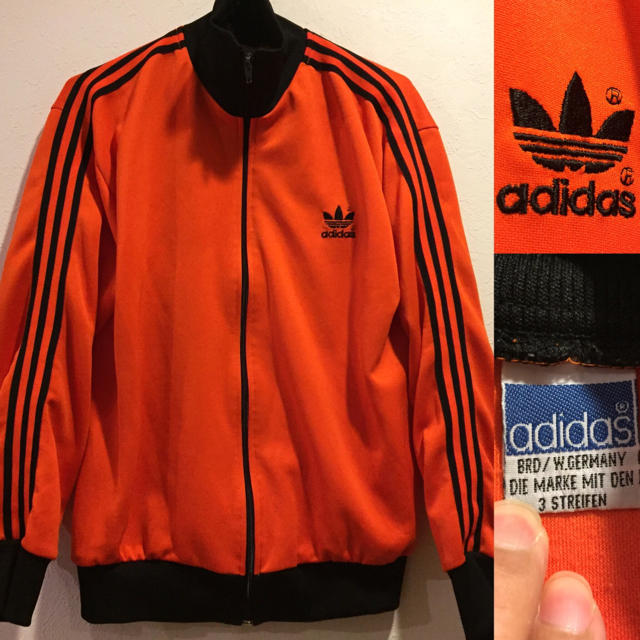 adidas(アディダス)の希少 80s ビンテージ アディダス トラックトップ ジャージ メンズのトップス(ジャージ)の商品写真