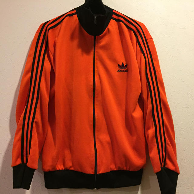 adidas(アディダス)の希少 80s ビンテージ アディダス トラックトップ ジャージ メンズのトップス(ジャージ)の商品写真