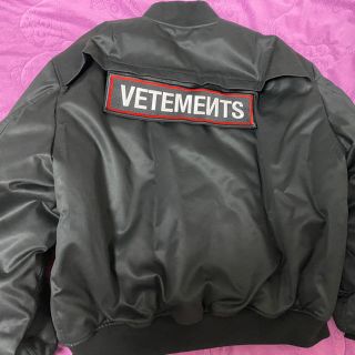 Balenciaga - VETEMENTS POLICE ボンバージャケット m オーバーサイズの通販｜ラクマ