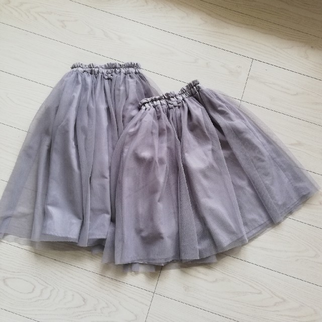 GU(ジーユー)のGU チュールのスカーチョ 120cm キッズ/ベビー/マタニティのキッズ服女の子用(90cm~)(スカート)の商品写真