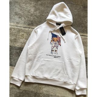 ポロラルフローレン(POLO RALPH LAUREN)の新品未使用タグ付き 大人気 ラルフローレン 星条旗 ポロベア パーカー L(パーカー)