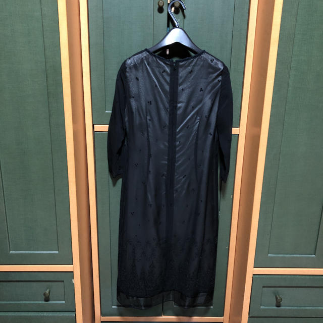美品 nasturtium ワンピース  ドレス ブラック 黒 レディースのフォーマル/ドレス(ミディアムドレス)の商品写真