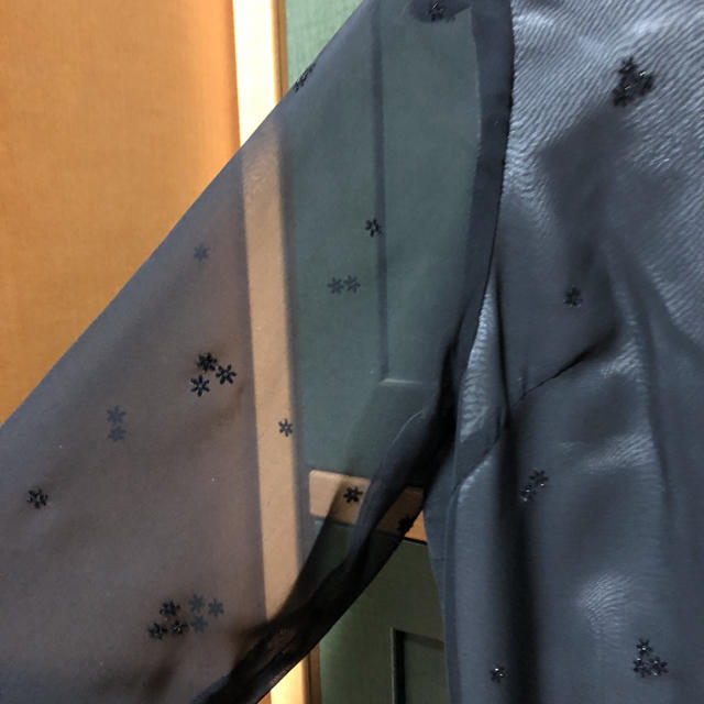 美品 nasturtium ワンピース  ドレス ブラック 黒 レディースのフォーマル/ドレス(ミディアムドレス)の商品写真