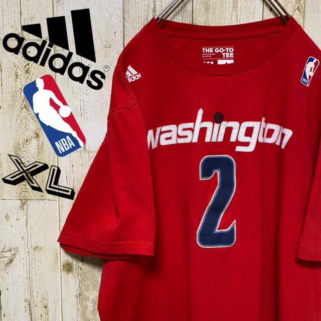 adidas(アディダス)の激レア☆ アディダス NBA USA ヴィンテージ Tシャツ ビッグサイズ 古着 メンズのトップス(Tシャツ/カットソー(半袖/袖なし))の商品写真