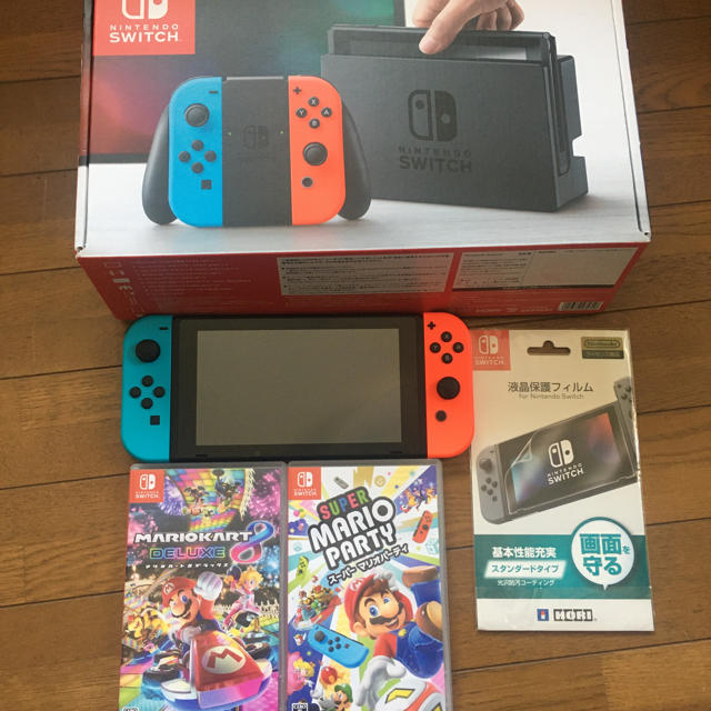 Nintendo Switch Joy-Con (L) ネオンブルー/ (R)エンタメホビー