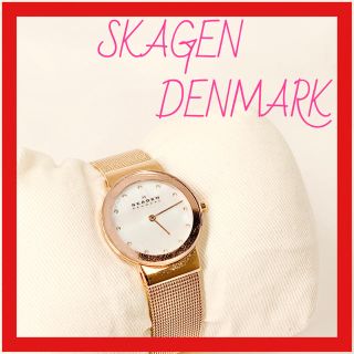 スカーゲン(SKAGEN)の★新品未使用★送料無料★スカーゲンSKAGEN腕時計  ゴールド レディース(腕時計)