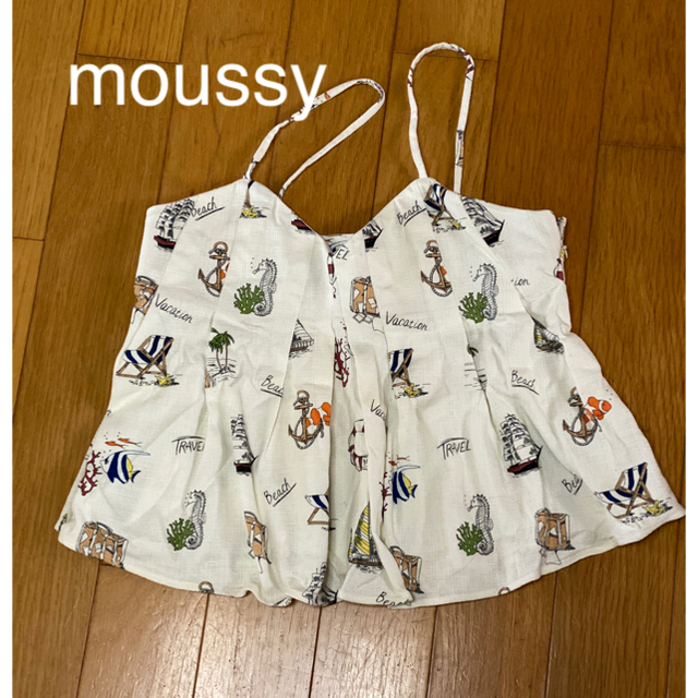 moussy(マウジー)のmoussyプリントキャミソール レディースのトップス(キャミソール)の商品写真