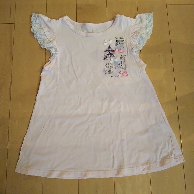 kumikyoku（組曲）(クミキョク)の組曲 AラインTシャツ130㎝ キッズ/ベビー/マタニティのキッズ服女の子用(90cm~)(Tシャツ/カットソー)の商品写真