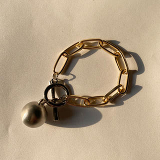 トゥデイフル(TODAYFUL)のContrast ball chain bracelet No.344(ブレスレット/バングル)