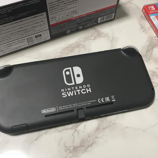 Nintendo Switch lite 本体グレーあつまれどうぶつの森　セット