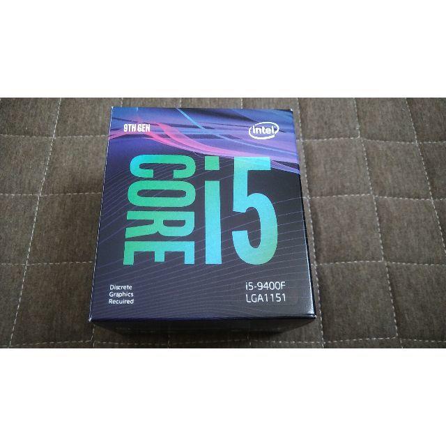 Core i5 9400F BOX CPU intel インテルスマホ/家電/カメラ