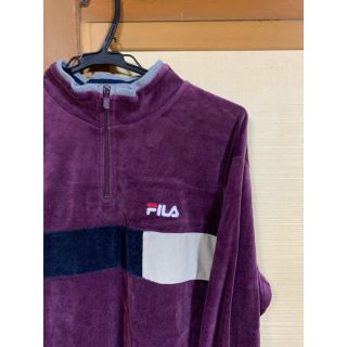 フィラ(FILA)のFILA ハーフジップ ベロアスウェット(スウェット)