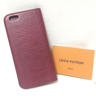 ルイヴィトン(LOUIS VUITTON)の【Louis Vuitton】iPhone 6/6Sケース★　フォリオ　エピ(iPhoneケース)