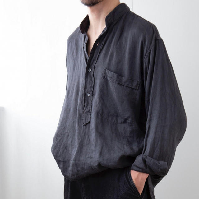 【新品】20ss comoli shirt navy 3