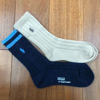 ポロラルフローレン(POLO RALPH LAUREN)の未着用　ラルフローレン　靴下2足　セット(靴下/タイツ)