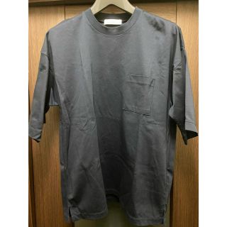 ユナイテッドアローズグリーンレーベルリラクシング(UNITED ARROWS green label relaxing)の【美品】ポンチ クルーネック ワイドフィット カットソー(Tシャツ/カットソー(半袖/袖なし))