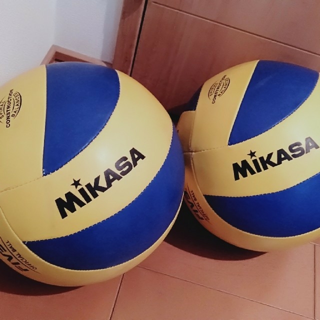 MIKASA(ミカサ)のMIKASA・練習球〖2球〗 スポーツ/アウトドアのスポーツ/アウトドア その他(バレーボール)の商品写真