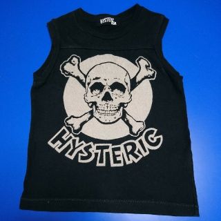 ヒステリックミニ(HYSTERIC MINI)のヒステリックミニ 黒地タンクトップ 110cm(Tシャツ/カットソー)