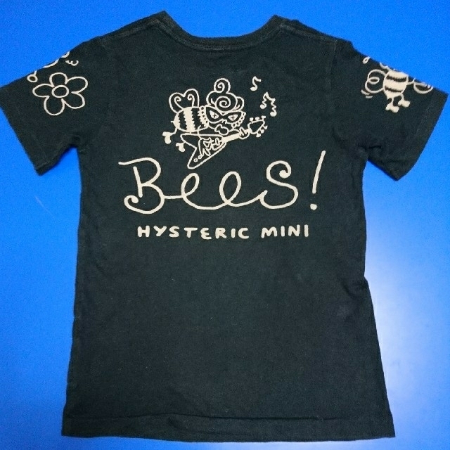 HYSTERIC MINI(ヒステリックミニ)のヒステリックミニ 黒地Tシャツ 120cm キッズ/ベビー/マタニティのキッズ服男の子用(90cm~)(Tシャツ/カットソー)の商品写真