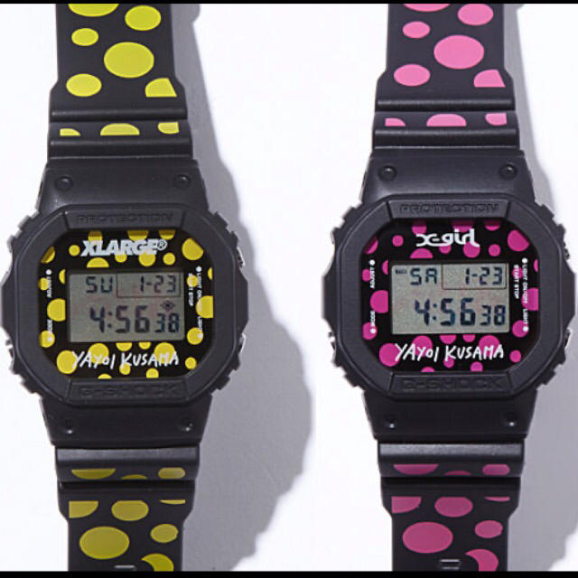 XLARGE(エクストララージ)のX LARGE×草間弥生コラボG-SHOCK メンズの時計(腕時計(デジタル))の商品写真