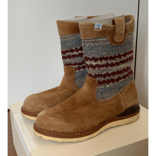 visvim WABANAKI BLANKET -FOLK BROWN M8ブーツ