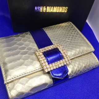 アッシュアンドダイアモンド(ASH&DIAMONDS)のアッシュアンドダイアモンド☆二つ折財布・未使用！(財布)