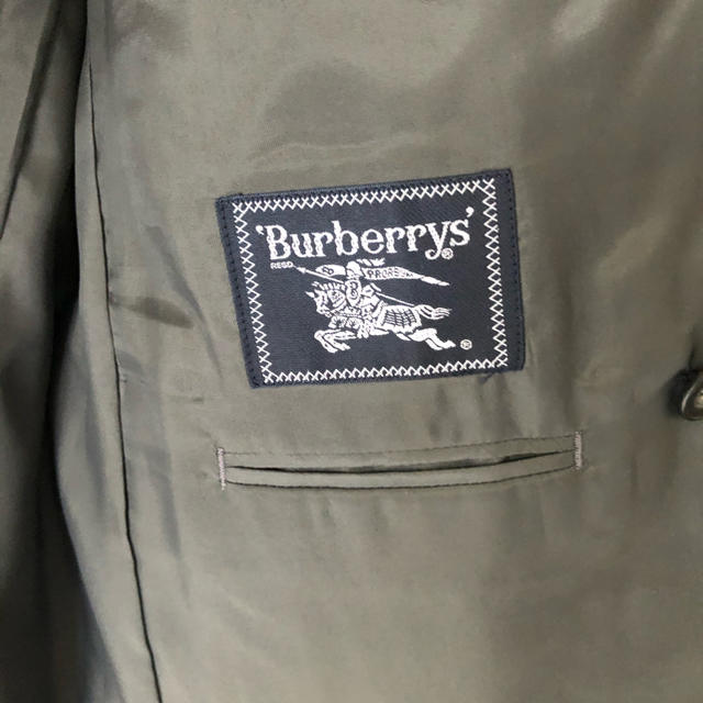 BURBERRY(バーバリー)のバーバリー ダブル テーラードジャケット グレー メンズのジャケット/アウター(テーラードジャケット)の商品写真