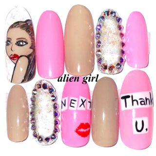 Ariana nails アリアナグランデ　アートネイルチップ　LIVEネイル