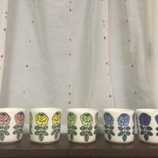 マリメッコ(marimekko)のmarururu様専用緑色 5個おまとめ(グラス/カップ)