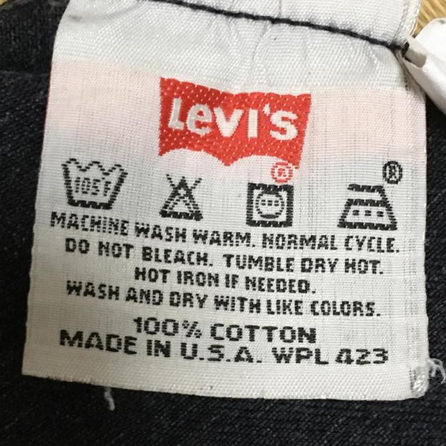 Levi's(リーバイス)のGgg様専用　限界価格　USA製 levi's 501 ブラックデニム メンズのパンツ(デニム/ジーンズ)の商品写真