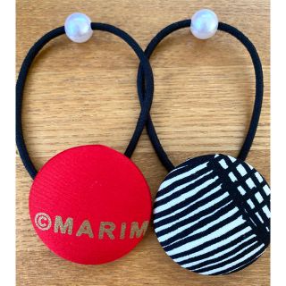 マリメッコ(marimekko)のマリメッコ　くるみぼたんゴムセット(ヘアアクセサリー)