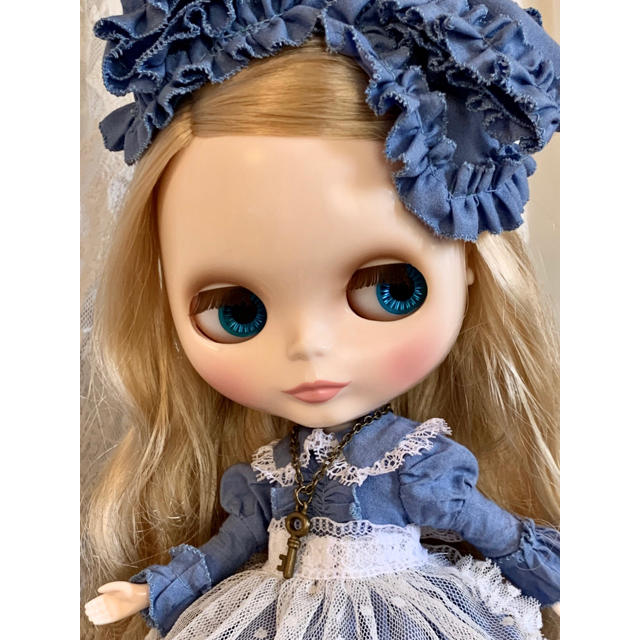 💙アリス風オールドブルードレス　ブライス　アリス服 | フリマアプリ ラクマ