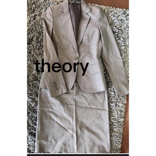 セオリー(theory)のセオリー theory スーツ Mサイズ ジャケット スカート セット グレー (スーツ)