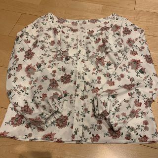 ロペピクニック(Rope' Picnic)の【美品】rope picnic ロペピクニック　トップス　ブラウス　シャツ　花柄(カットソー(長袖/七分))