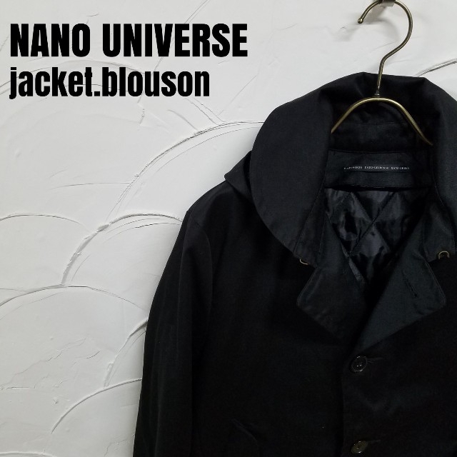 NANO UNIVERSE/ナノユニバース フード付き ブルゾン