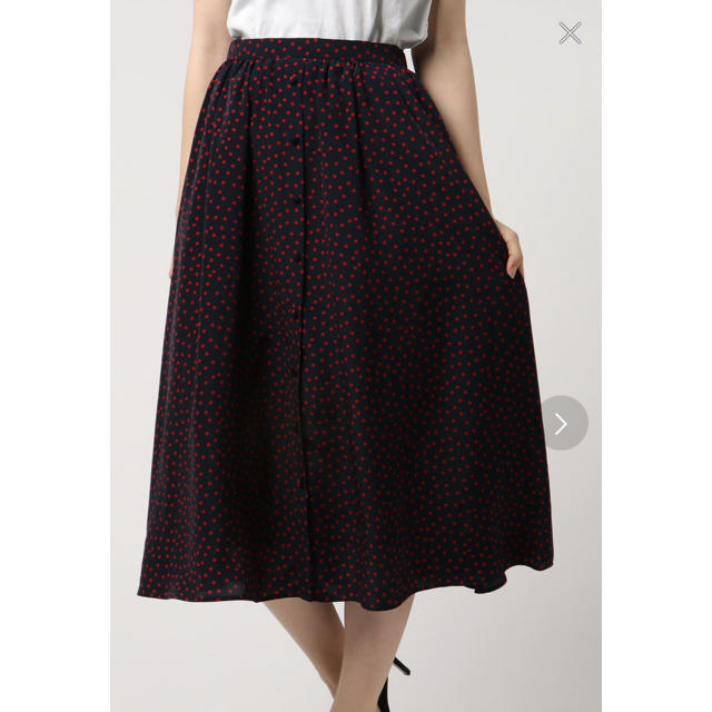 TOMORROWLAND(トゥモローランド)のアルアバイル✨ドットスカート レディースのスカート(ひざ丈スカート)の商品写真