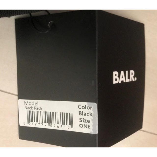 BALR ボーラー　ショルダーバッグ　黒　未使用 3