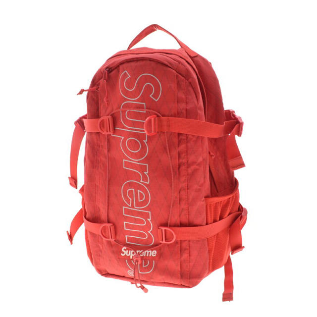 大切な Supreme - SUPREME シュプリーム 18AW Backpackバックパック 赤 バッグパック/リュック