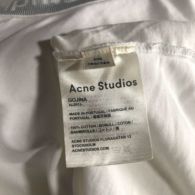 acne studios ロゴネック Tシャツ アクネ