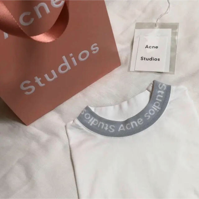 acne studios ロゴネック Tシャツ アクネ