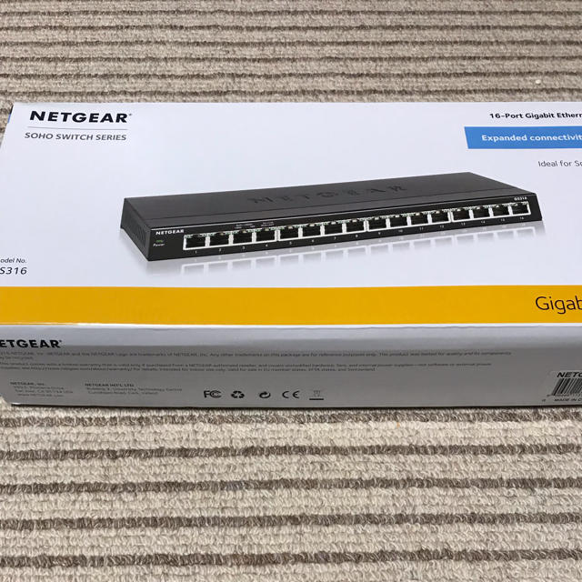 〈お値下げしました‼️〉新品・未使用⭐️NETGEAR gs316