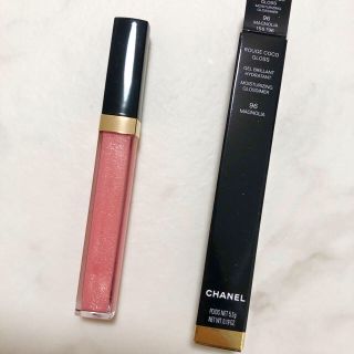 シャネル(CHANEL)の【新品未使用　シャネル　ルージュ ココ グロス 96 マグノリア】(リップグロス)