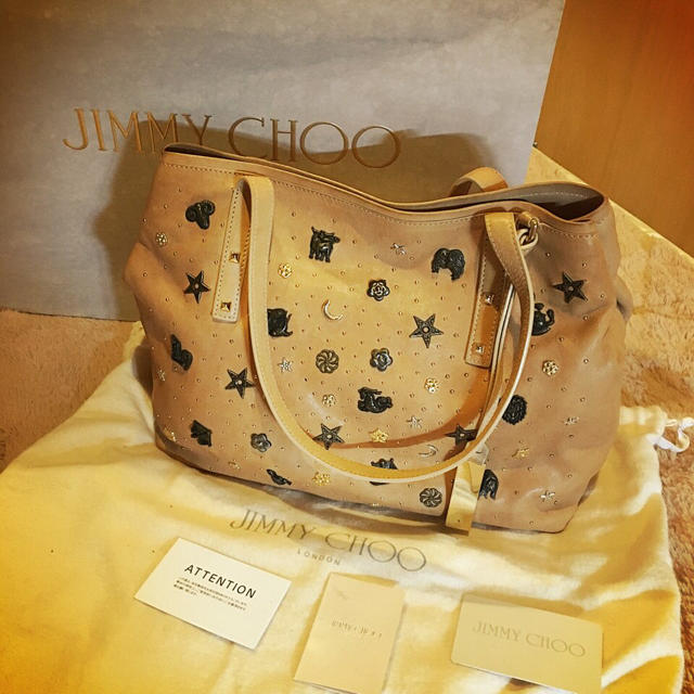 JIMMY CHOO(ジミーチュウ)のjimmy choo 廃盤 バッグ レディースのバッグ(トートバッグ)の商品写真