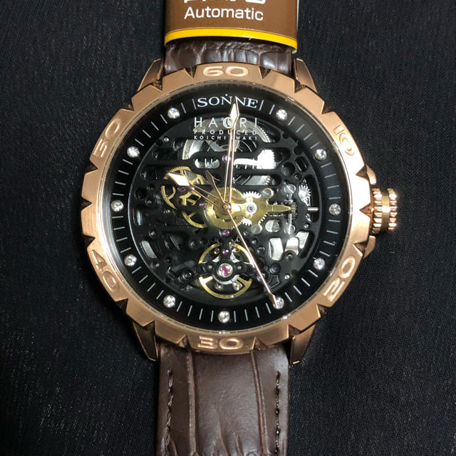 【デッドストック】SONNE H023PGBW 自動巻 腕時計【新品未使用】