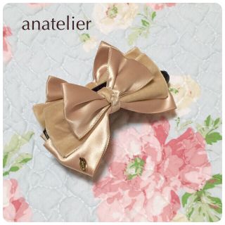 アナトリエ(anatelier)の美品♡アナトリエ リボンクリップ(バレッタ/ヘアクリップ)