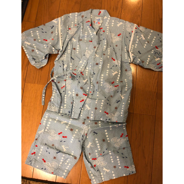 mikihouse(ミキハウス)の美品　甚平　ミキハウス　男の子　130 キッズ/ベビー/マタニティのキッズ服男の子用(90cm~)(甚平/浴衣)の商品写真