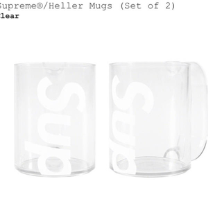 シュプリーム(Supreme)のSupreme Heller Mugs Clear (Set of 2)(グラス/カップ)